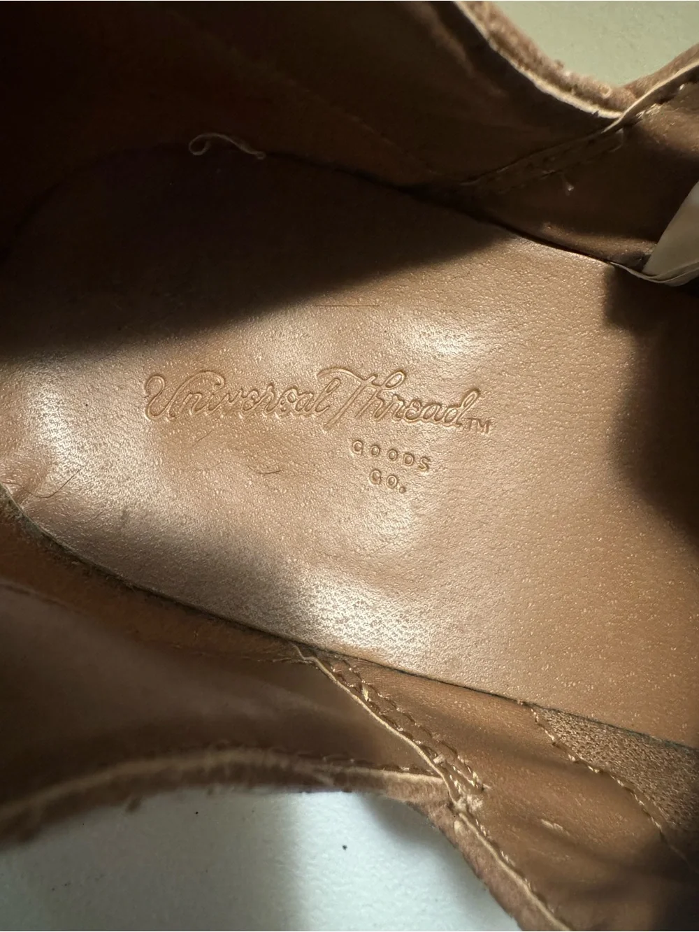 Universal Thread Autumn Brown Cut-Out Ankle Boots